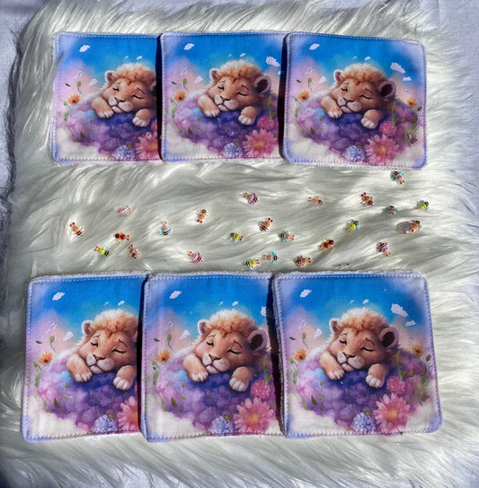 Lingettes lavables Animaux modèle 3